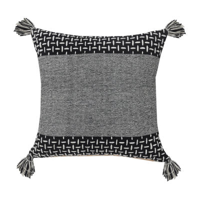 LR Home Mani Geometric Square Throw Pillow