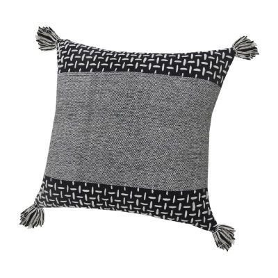 LR Home Mani Geometric Square Throw Pillow