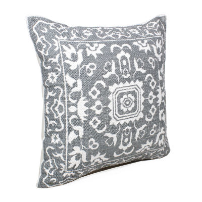 LR Home Olli Geometric Square Throw Pillow
