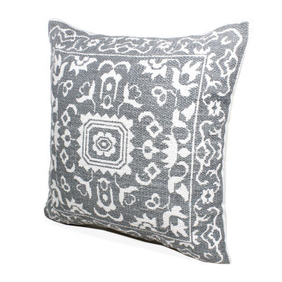 LR Home Olli Geometric Square Throw Pillow