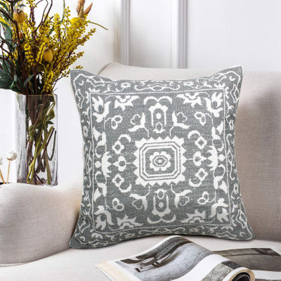 LR Home Olli Geometric Square Throw Pillow