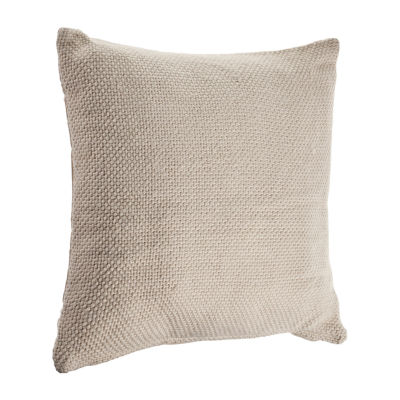 LR Home Trisha Solid Square Throw Pillow