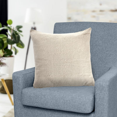 LR Home Trisha Solid Square Throw Pillow