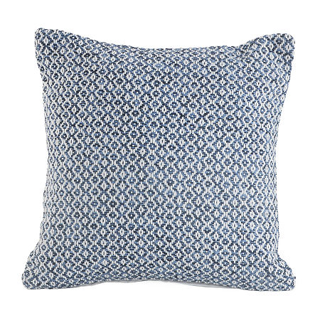 Lr Home Rile Geometric Square Throw Pillow, One Size, Blue