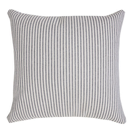 Lr Home Smith Stripe Square Throw Pillow, One Size, Gray