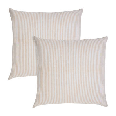 Lr Home Amy Stripe Set Square Throw Pillows