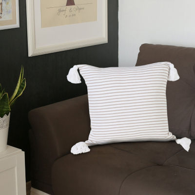 Lr Home Finn Stripe Square Throw Pillow