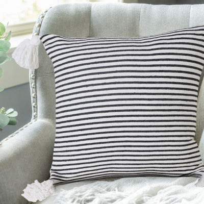 Lr Home Finn Stripe Square Throw Pillow