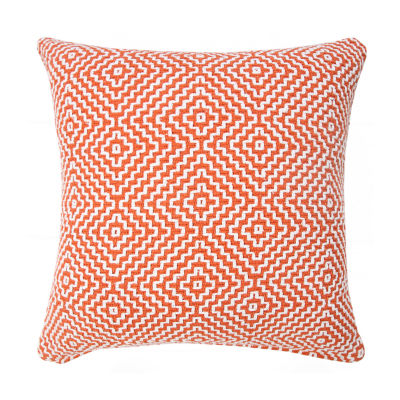 LR Home Rase Geometric Square Throw Pillow