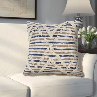 Lr Home Willy Stripe Square Throw Pillow