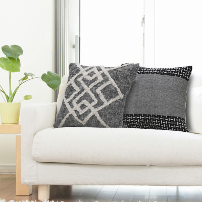 Lr Home Liv Geometric Square Throw Pillow