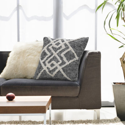 LR Home Liv Geometric Square Throw Pillow