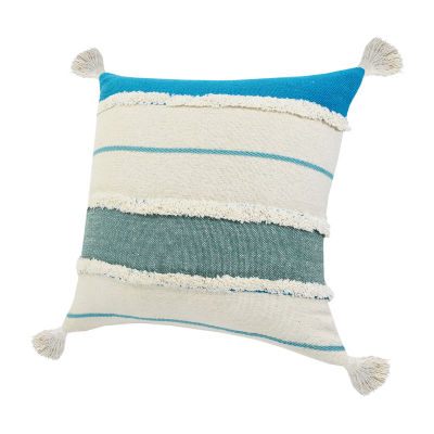 LR Home Mike Stripe Square Throw Pillow