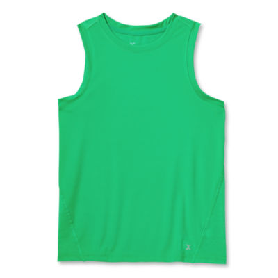 Xersion Little & Big Boys Moisture Wicking Everair Crew Neck Sleeveless Muscle T-Shirt