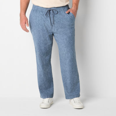 mutual weave Mens Big and Tall Relaxed Fit Pull-On Pants