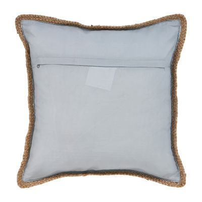 Lr Home Abeje Bordered Square Throw Pillow