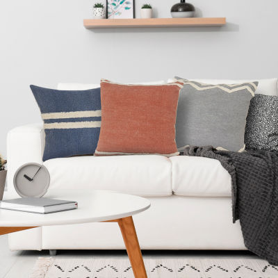 Lr Home Cais Stripe Square Throw Pillows