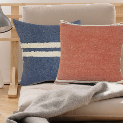 Lr Home Cais Stripe Square Throw Pillows