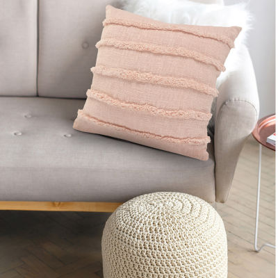 Lr Home Cassie Solid Square Throw Pillows