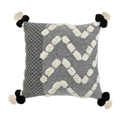 Lr Home Zara Textured Square Throw Pillow