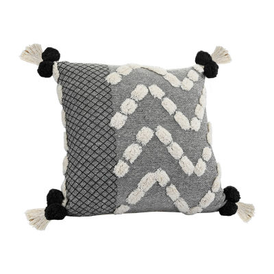 Lr Home Zara Textured Square Throw Pillow