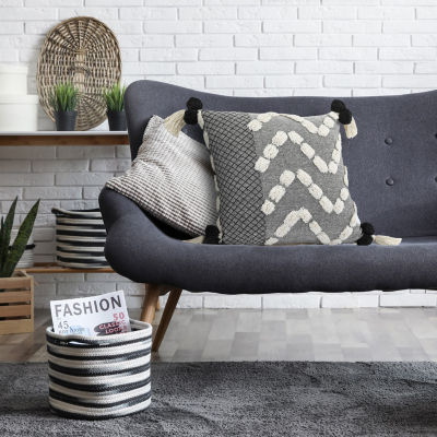 Lr Home Zara Textured Square Throw Pillows