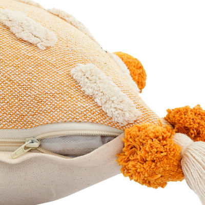 LR Home Zara Textured Square Throw Pillow