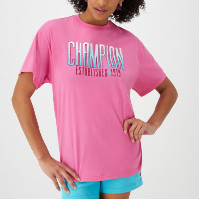 Champion Womens Crew Neck Short Sleeve T-Shirt