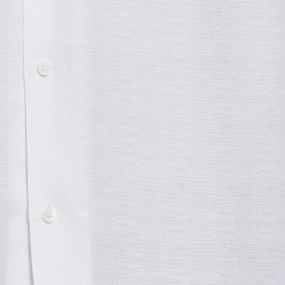 Cubavera Mens Regular Fit Short Sleeve Button-Down Shirt