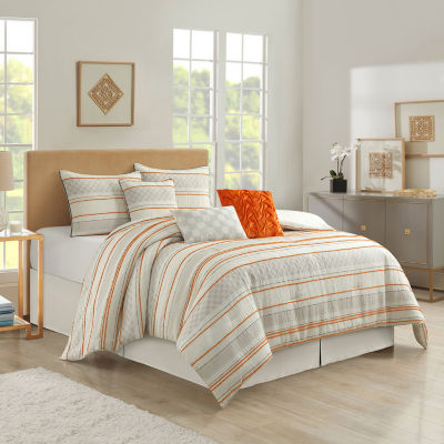 Stratford Park Brienne 7pc 7-pc. Stripes Lightweight Comforter Set