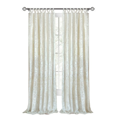 Achim Harper Light-Filtering Tab Top Single Curtain Panel