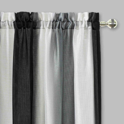 Achim Spectrum Light-Filtering Rod Pocket Single Curtain Panel