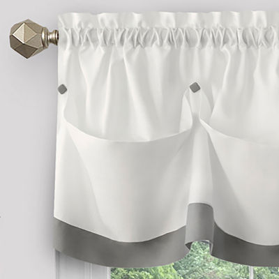 Achim Lana 3-pc. Rod Pocket Kitchen Curtains & Drapes Window Set