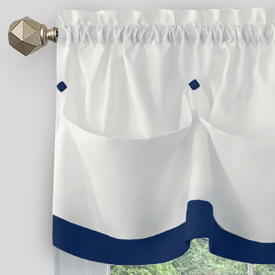 Achim Lana 3-pc. Rod Pocket Kitchen Curtains & Drapes Window Set
