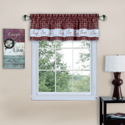 Achim Live; Love; Laugh Rod Pocket Federal + Tuck Valances