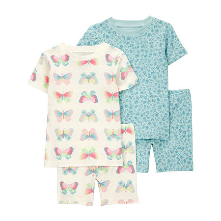Carter's Toddler Girls 4-pc. Pajama Set, 5t, White