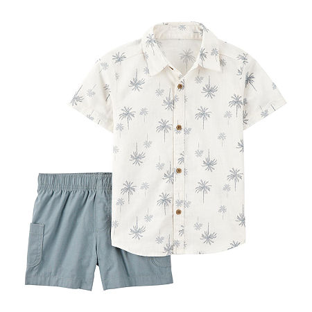 Carter's Toddler Boys 2-pc. Short Set, 2t, White