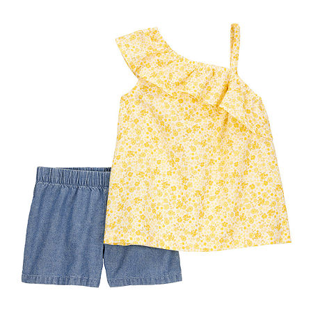 Carter's Toddler Girls 2-pc. Short Set, 2t, Yellow