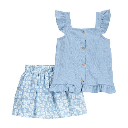 Carter's Toddler Girls 2-pc. Skort Set, 4t, Blue