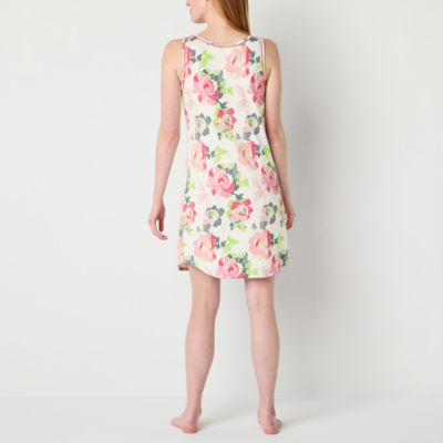 Liz Claiborne Cool and Calm Womens Sleeveless U Neck Nightshirt