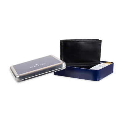 Stafford Mens Extra Capacity Rfid Blocking Bifold Wallet