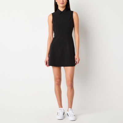 Xersion Sleeveless Woven Zip Tennis Dress
