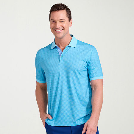 Nick Graham Mens Short Sleeve Polo Shirt, Large, Blue