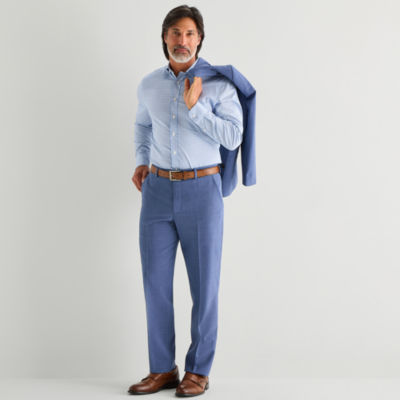 Stafford Mens Classic Fit Dress Flat Front Pant