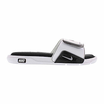 probable Humilde frontera Nike Mens Comfort 2 Slide Sandals, Color: White Silver Black - JCPenney
