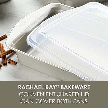 Rachael Ray Nonstick Bakeware Jumbo Cookie Pan with Roasting Rack, 13 x 19  in. - Silver, 1 - Foods Co.