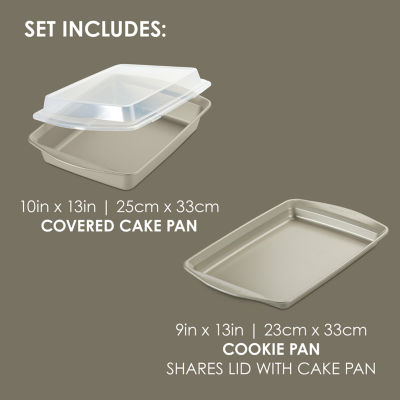 Rachael Ray 3pc. Lid Non-Stick Bakeware Set