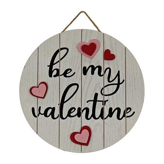 National Tree Co. 12" Be My Valentine Wall Sign