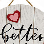 National Tree Co. 12" Better Together Wall Sign