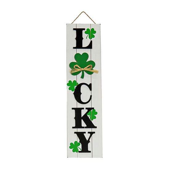 National Tree Co. 24" St. Patrick's Lucky Wall Sign